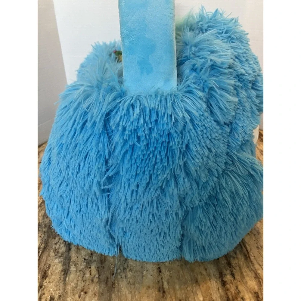 NEW Y2K The Care Bears Blue Grumpy Bear Head Easter Basket Plush Toy NWT Jumbo